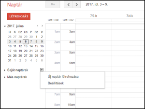 Miután rákattintottál az Új naptár létrehozása fülre és kitöltötted az üres, szükséges mezőket, már könnyedén szinkronizálhatod a Google alnaptáradat a megfelelő booked4.us-os Naptáraddal.